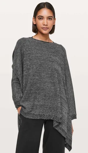 Lululemon Divinity‎ Scarf Black / Heathered Core Medium Grey thumbnail 1
