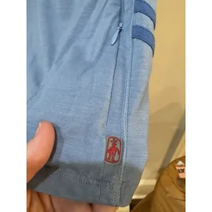 Smartwool short-sleeve 1/4-zip activewear or cycling top Blue Size Medium thumbnail 4
