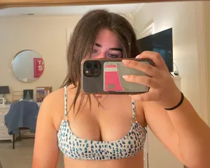 Blue and white bikini top Multiple thumbnail 2