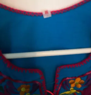Blue Floral Blouse Size M Multiple Size M thumbnail 4