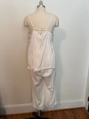 Free People Sightseer Linen Embroidered Tank and Pants Set thumbnail 5