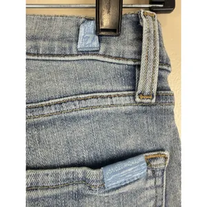 7 For All Mankind Women Skinny Jeans Light Blue Denim Mid Rise Size 26x30 thumbnail 7