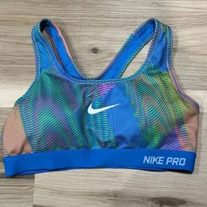 Nike Pro Classic Padded Frequency Women Sports Bra Women’s Small thumbnail 2