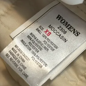 Woolrich Womens Ivory Quilted Puffer Jacket XS Cream Button Front 2306‎ Moccasin thumbnail 8