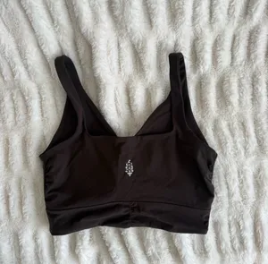 Free People Twist-Front Bralette - Brown thumbnail 2