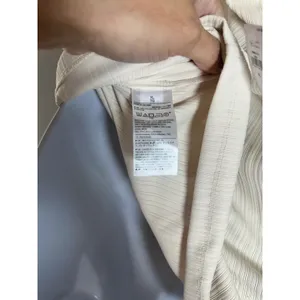 Banana Republic Womens Ribbed Wrap Top‎ Transition Cream XL NWT thumbnail 6