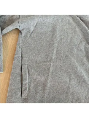Zenana Outfitters Gray Sweatshirt With Pockets Size S/M thumbnail 2