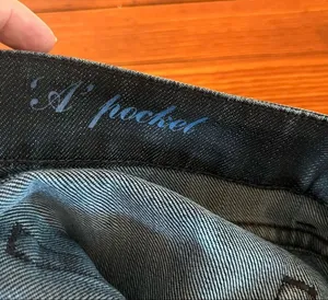 7 For All Mankind Jean Size 28 A Pocket Flare Cross Stitch thumbnail 10