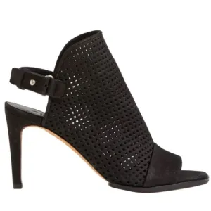 Vince Aden‎ Laser Cut Suede Peep Toe Heel Sandal Slingback Booties Nubuck 7 37.5 thumbnail 2