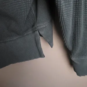 OFFLINE By Aerie Wow! Waffle Knit Oversized Long Sleeve Size S Tshirt Dark Green thumbnail 10