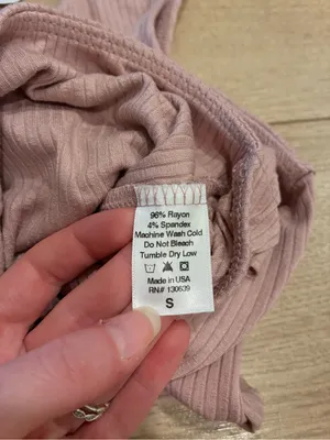 NWT Free People Women’s Liz Wrap Tank Top Pink Mauve Size S thumbnail 5