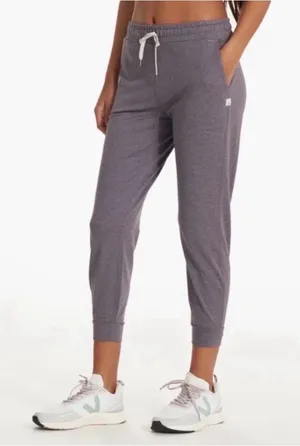 Vuori DreamKnit Performance Joggers Womens M Heathered Purple Gray Athletic thumbnail 1