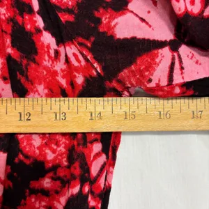 Chika's Smocked Waist Midi‎ Length Dress Sz Free Boho Festival Artsy Corset Tie thumbnail 3