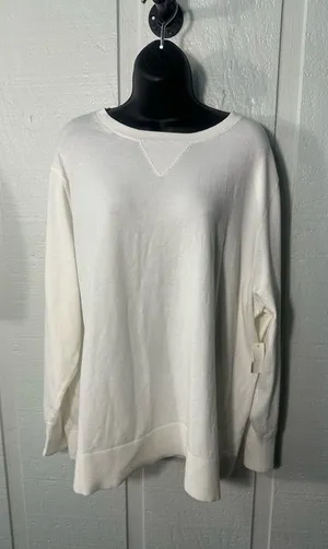 Daily Ritual Women’s White Sweater Size 3X EUC thumbnail 1