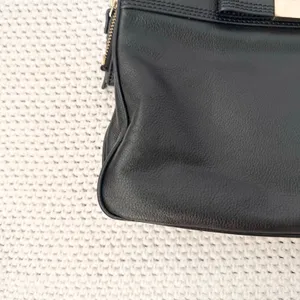 Kate Spade Black Leather Primrose Hill Zip Bow Darcy Leather Chain Shoulder Bag thumbnail 4
