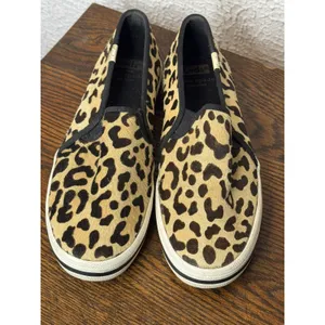 Keds For Kate Spade Women’s calf’s Hair, Leopard Print Fashion Sneakers. Sz 6 thumbnail 2