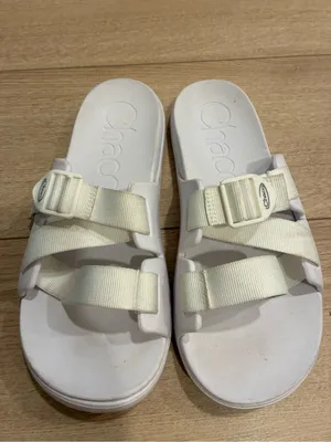 Chacos Women’s Chillos Slide White Lightweight Sport Performance Size 11 thumbnail 4
