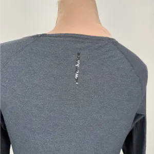 New Balance Women's Charcoal Long‎ Sleeve Top thumbnail 7