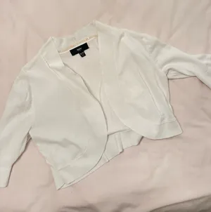 Mossimo Denim vintage white shall cardigan thumbnail 1