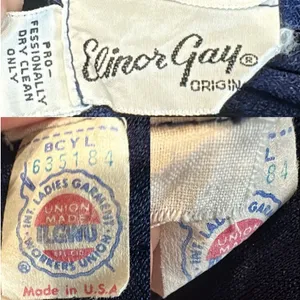 VTG‎ 70s Blue Bucolic Maxi Dress Bow Accent Boho Hippie Victorian Edwardian XS thumbnail 13