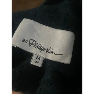 3.1 Phillip Lim Dark Green Wool Blend Turtleneck Fringe Sweater thumbnail 9