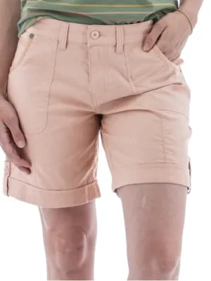 Aventura Women’s Pale Pink Cargo Hiking Shorts thumbnail 1