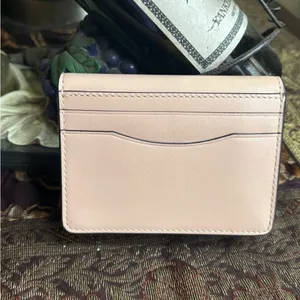 Authentic Coach 1941 calf leather Tan and Gold Card wallet thumbnail 9