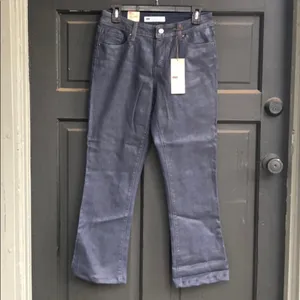 Levi's Mid‎ Rise Bootcut Skinny Waxed Jeans nwt thumbnail 2
