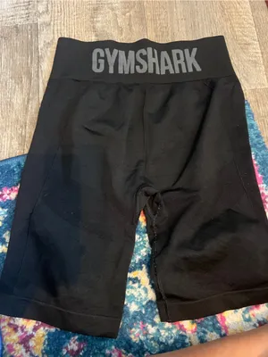 Gymshark black biker shorts size L thumbnail 9