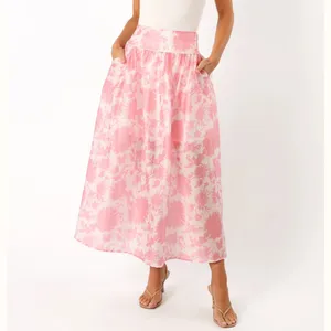 Petal & Pup Pink Floral Skirt thumbnail 2