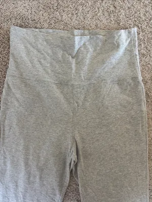 Active USA Light Heather Gray Flare Leggings / B31 thumbnail 2