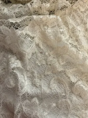 Sentimental NY Cream Lace Ruffle Mini Dress Small S Bridal Shower USA Made thumbnail 7
