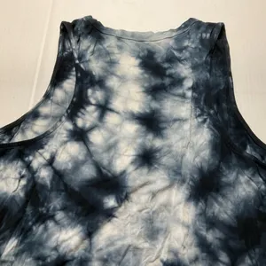 American Eagle Soft & Sexy Drapey Tank Tie Dye Black White Women Sz S thumbnail 8