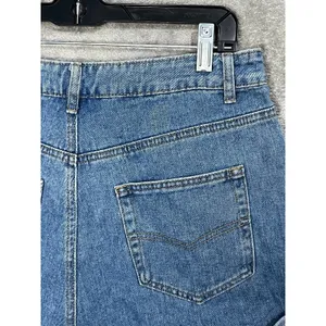 Cider Denim Mom Jean Shorts Size Large High Rise Summer Beachy Vacation thumbnail 4