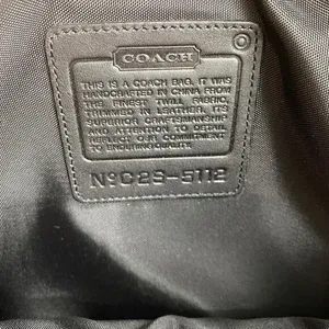 Coach Laptop Tablet Travel Work Bag Black Nylon Office Commuter Minimalist Chic‎ thumbnail 3