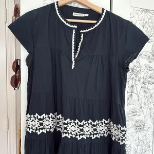Roller Rabbit Pamela embroidered tiered dress thumbnail 3