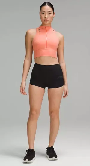 Lululemon Nulux Tight-Fit High-Rise Track Short 2.5" - Black - 4 thumbnail 2