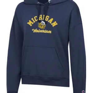 Champion Michigan Wolverines Women Navy Blue‎ Hooded - Size L. thumbnail 3