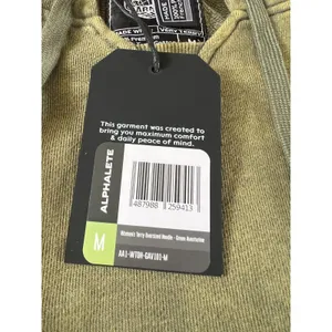 ALPHALETE Women’s Terry Oversized Hoodie- Green Aventurine, Size Medium thumbnail 6
