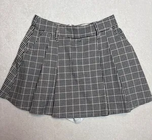 Hollister Ultra High-Rise Houndstooth Plaid Skort y2k preppy Academia thumbnail 1