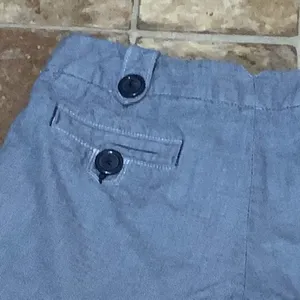 American Eagle Blue Cotton Mid Rise Shorts Size 2 thumbnail 9