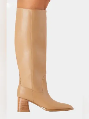 Billini Tan Over-the-Knee Block Heel Boots Size 7 thumbnail 5