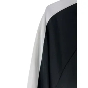 VTG Nike Black White 90s Y2K Track Zip Up Jacket L thumbnail 3
