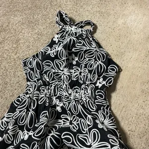 NEW Bohme‎ Cottagecore Floral Embroidered Halter Midi Dress XS JOD1057 thumbnail 8