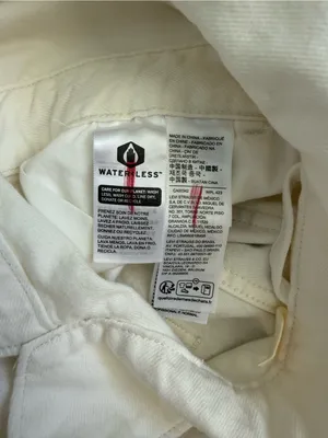 Levi’s Short Sleeve Heritage Lightweight Denim Jumpsuit White XL thumbnail 10