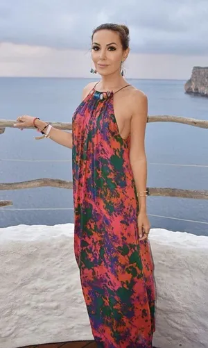 Zara maxi dress long printed beaded bohemian summer thumbnail 5