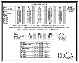 Becca Modern Edge Cutout Ribbed One-Piece Swimsuit Large thumbnail 9