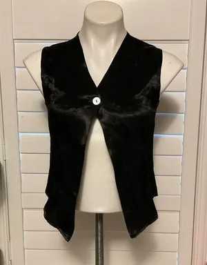 Elegant Black Women's Vest thumbnail 1