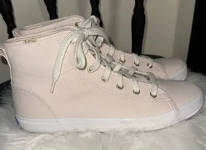 Keds Pink Sneakers Canvas Lace-Up- Kick Start thumbnail 1