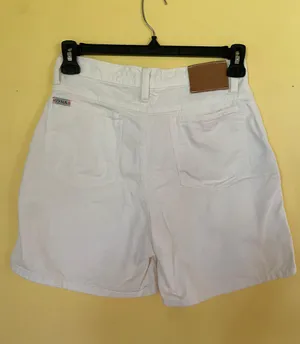 White jean Shorts thumbnail 2